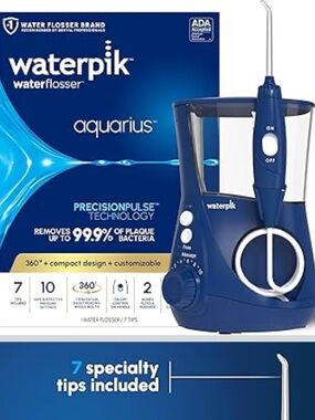 Waterpik Aquarius Water Flosser For Teeth Cleaning, Gums, Braces, Open Box New